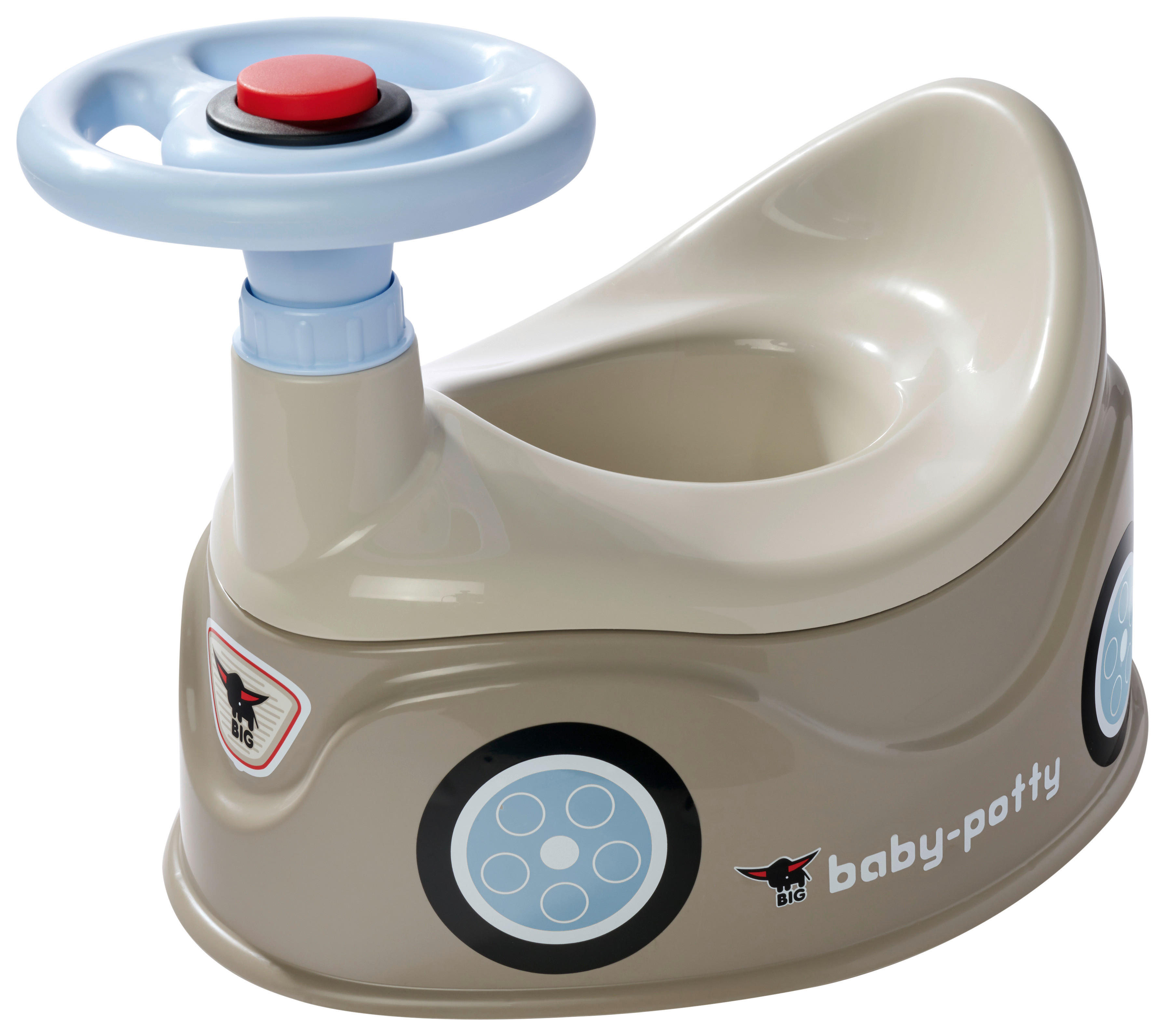 TÖPFCHEN BIG Baby Potty  - Grau/Hellblau, Basics, Kunststoff (43/31/28cm) - BIG