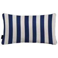 ZIERKISSEN  - Blau/Creme, Basics, Textil (50/30/10cm)