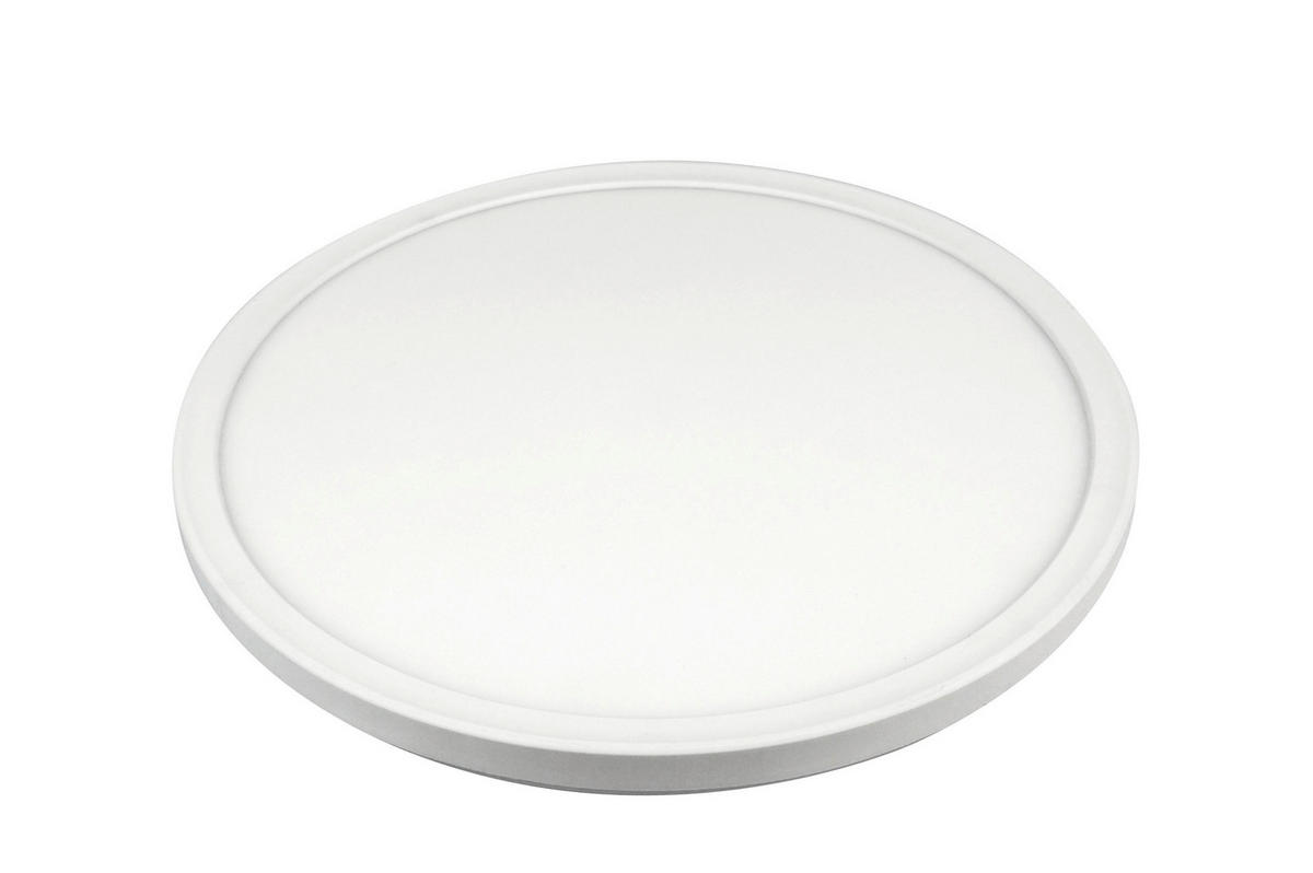 SPOLJNA PLAFONJERA  - bela, Osnovno, plastika (29,3/2,6cm)