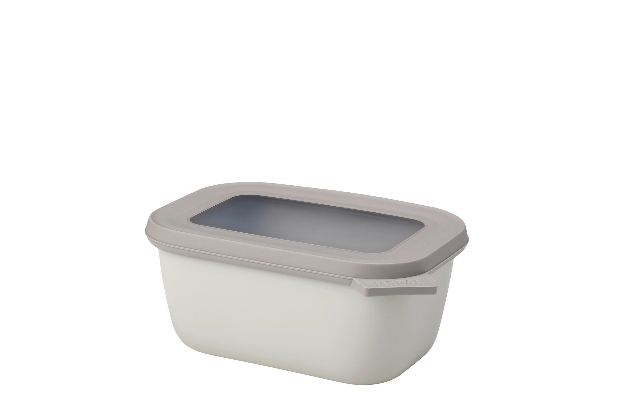 DÓZA NA POTRAVINY  - bílá/světle šedá, Design, plast (0,75l) - Mepal