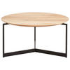 COUCHTISCH in Holz, Metall 83/83/42 cm  - Eichefarben/Anthrazit, Design, Holz/Metall (83/83/42cm) - Venjakob