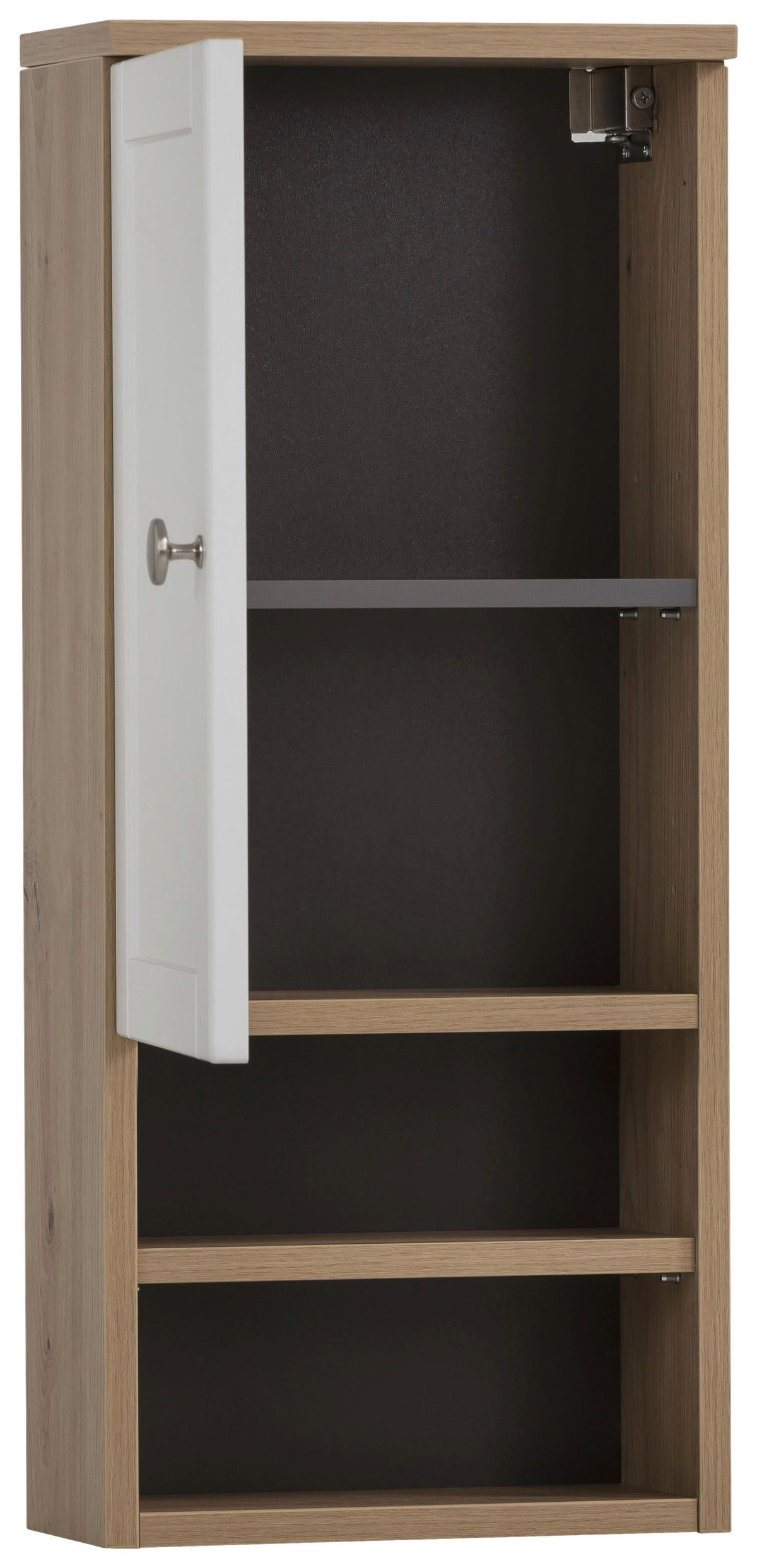 HÄNGESCHRANK 30,3/70/16 cm  - Weiß/Eiche Artisan, Basics, Holzwerkstoff/Metall (30,3/70/16cm) - Stylife