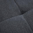 ECKSOFA in Chenille Dunkelblau  - Schwarz/Dunkelblau, MODERN, Textil/Metall (290/182cm) - Hom`in