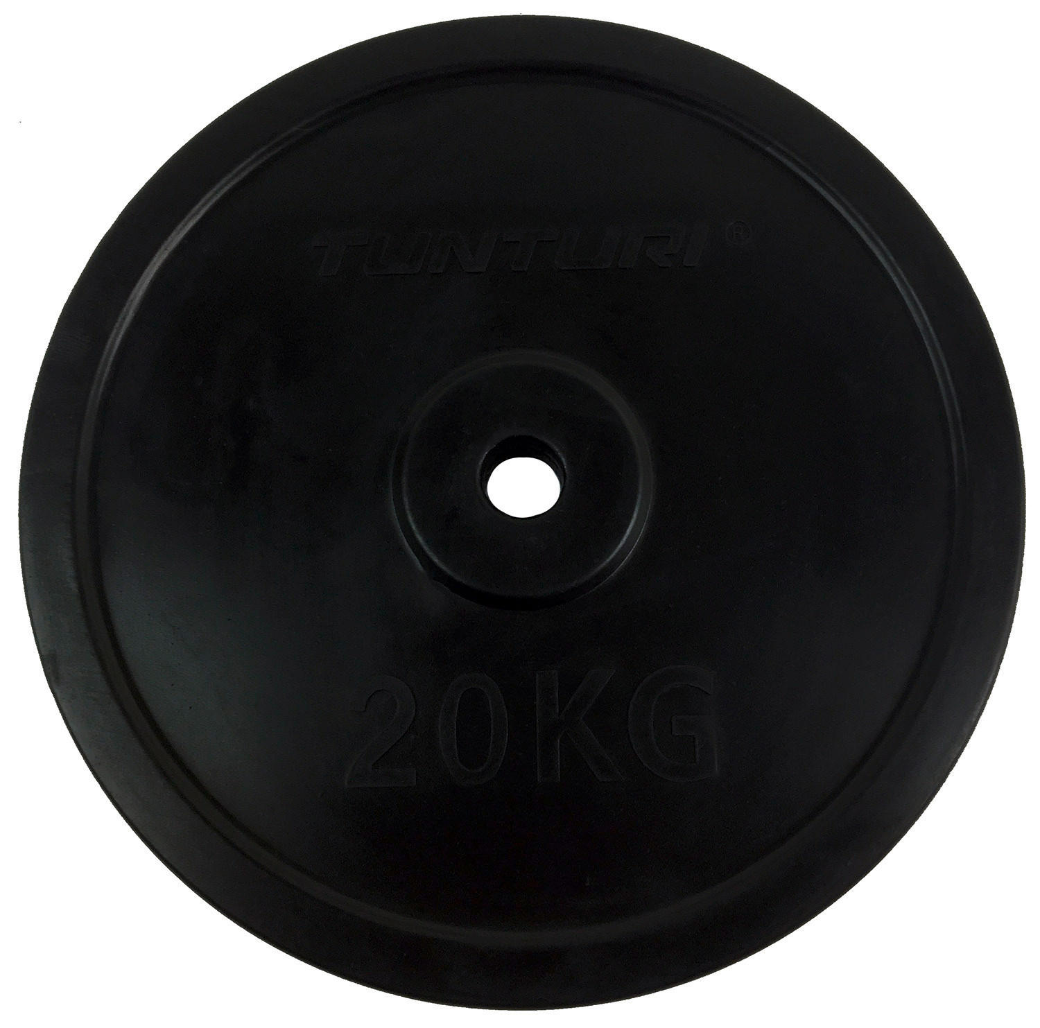 HANTELSCHEIBE  - Schwarz, KONVENTIONELL, Kunststoff/Metall (39,8/39,8/4,2cm)