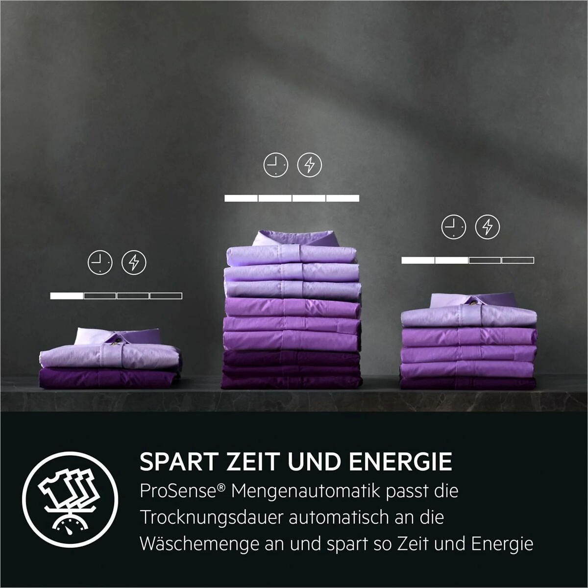 WÄRMEPUMPENTROCKNER TR8T75780  - Schwarz/Weiß, Basics, Kunststoff/Metall (60/85/66cm) - AEG