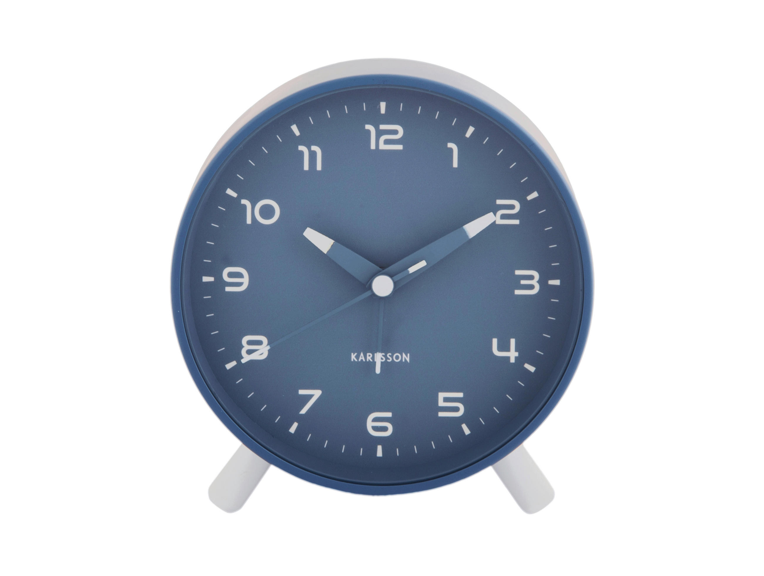WECKER  Blau  - Blau, Basics, Metall (8.5/5/8.5cm) - Karlsson