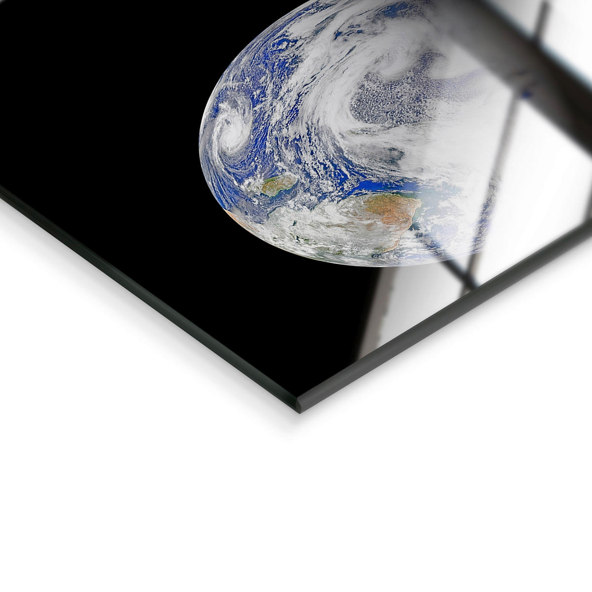 GLASBILD 125/50 cm  - Multicolor, Basics, Glas/Papier (125/50cm)