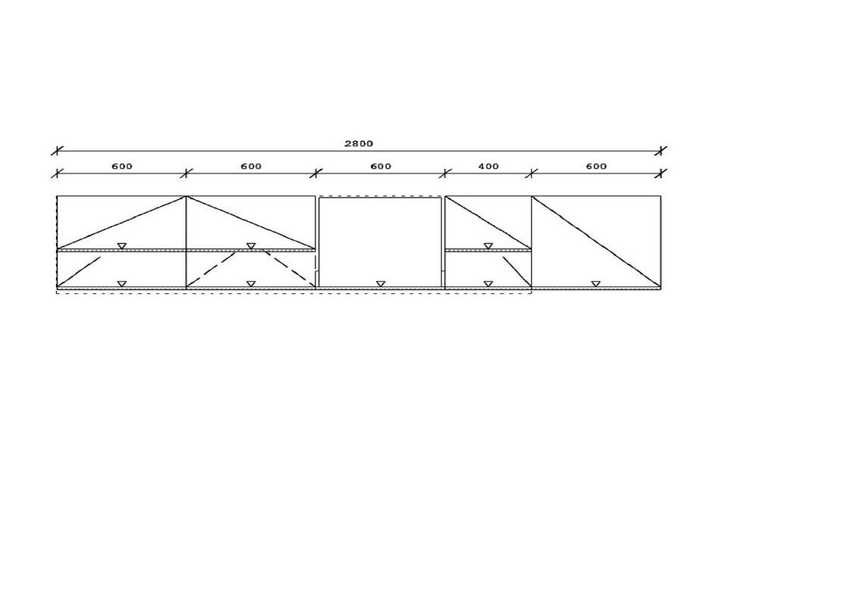 KÜCHENLEERBLOCK 280 cm   in Graphitfarben, Eichefarben  - Dunkelgrau/Eichefarben, Basics, Holzwerkstoff/Metall (280cm) - Impuls