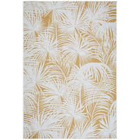 FLACHWEBETEPPICH 80/150 cm CEBU Gelb, Weiß  - Gelb/Weiß, Design, Textil (80/150cm) - Novel