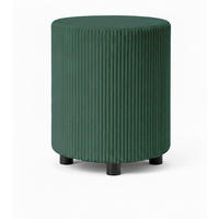 POUF Dunkelgrün Textil  - Dunkelgrün, Design, Textil (38/46/38cm) - MID.YOU