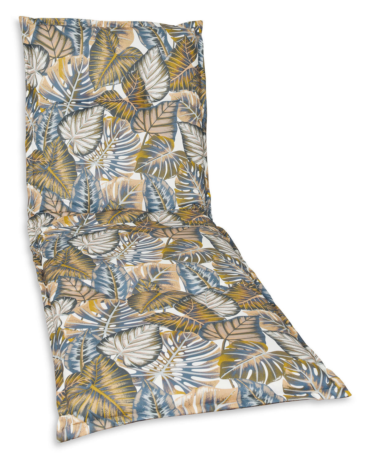 LIEGENAUFLAGE Blätter  - Lila/Creme, Design, Textil (63/9/190cm)