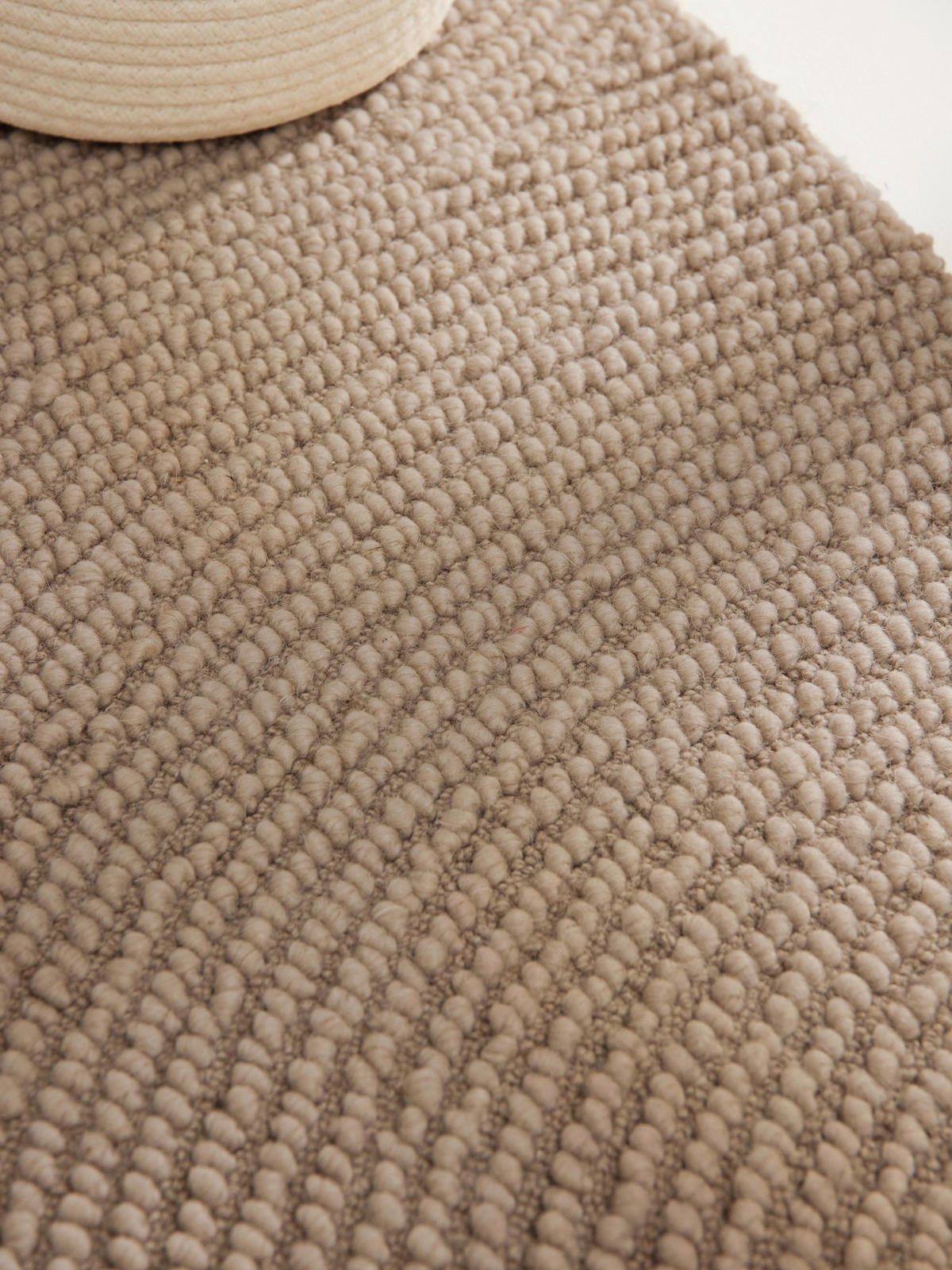 WOLLTEPPICH 120 cm Eleni Beige  - Beige, Basics, Textil (120cm)