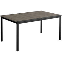 GARTENTISCH Kunststoff Walnussfarben rechteckig  - Walnussfarben, Modern, Kunststoff (160/75/95cm) - Ambia Garden