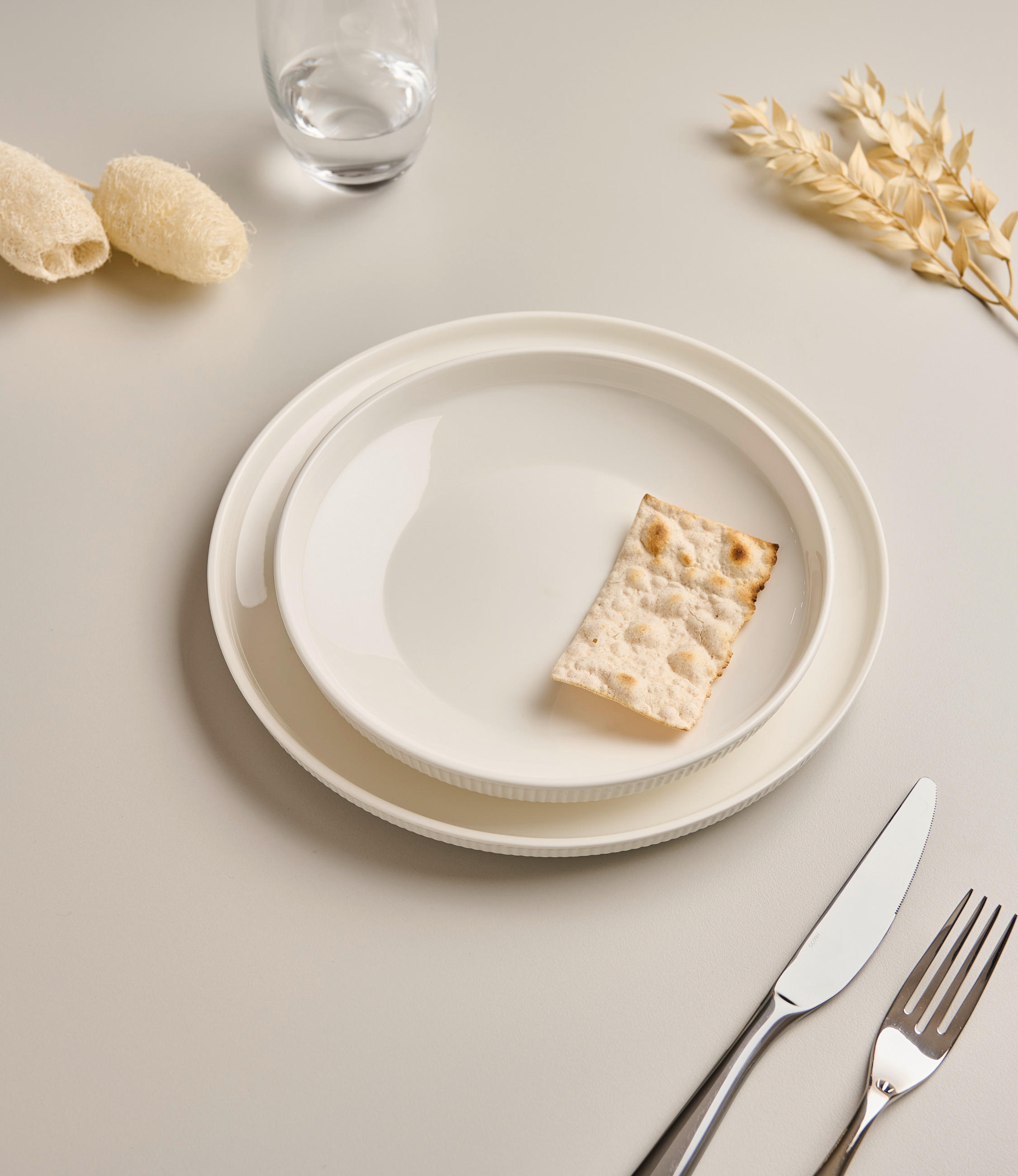 Thumbnail - Dieter Knoll Tafelservice, Weiß, Keramik, 8-teilig, Uni, Lfgb, lebensmittelecht, Essen & Trinken, Geschirr, Geschirr-Set...