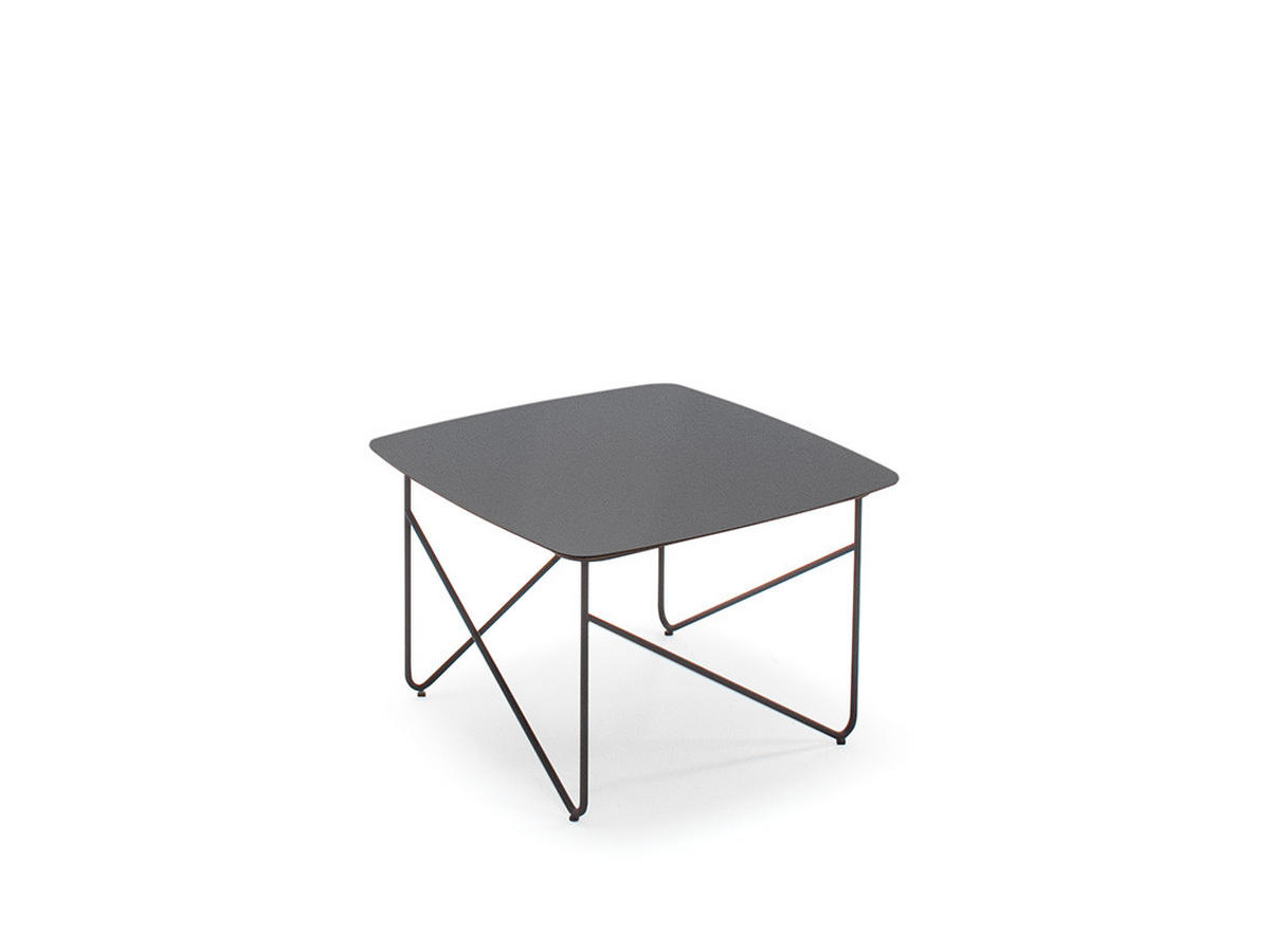 COUCHTISCH in Metall, Glas 65/65/42 cm  - Anthrazit/Grau, Design, Glas/Metall (65/65/42cm) - Schöner Wohnen