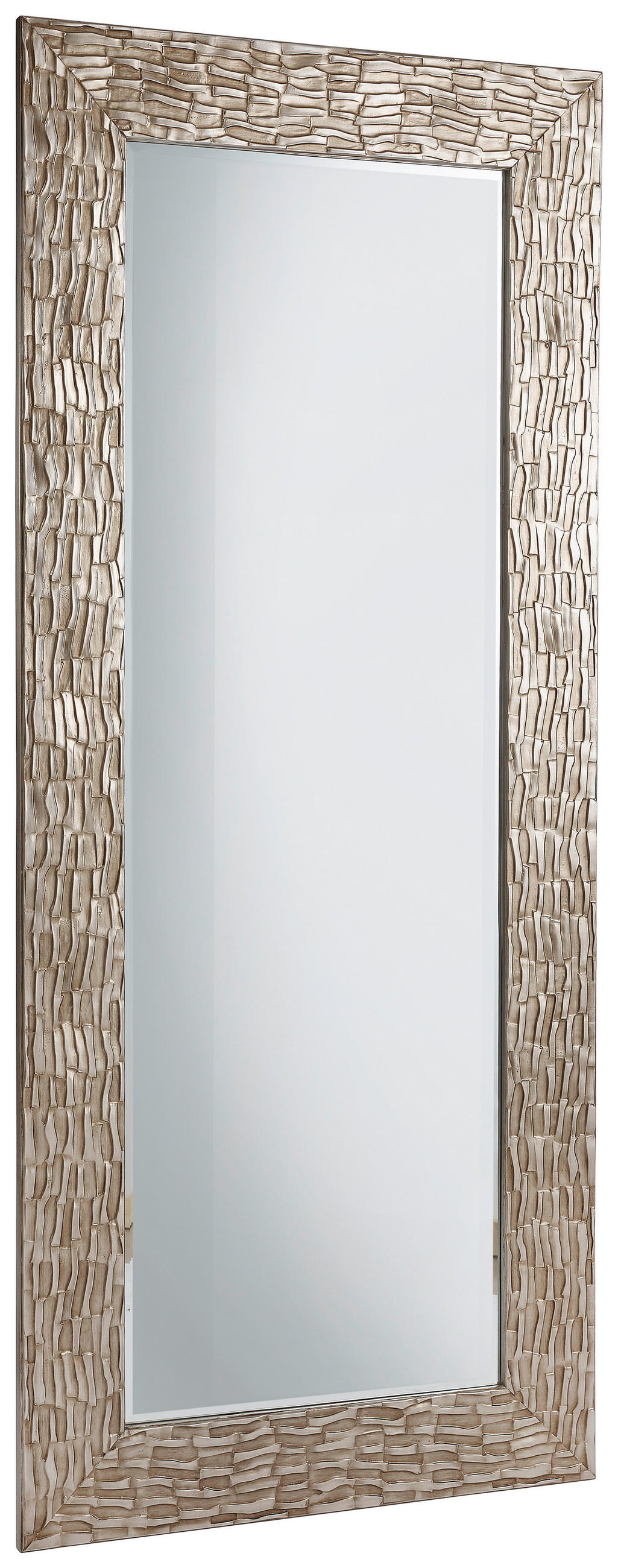 NÁSTENNÉ ZRKADLO 75/175/2,5 cm  - strieborná, Lifestyle, kompozitné drevo/sklo (75/175/2,5cm) - Xora