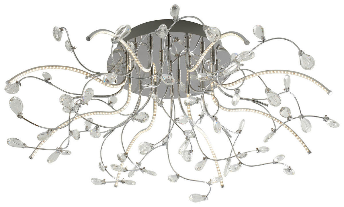 LED-TAKLAMPA 30 W 77 cm  - kromfärg, Lifestyle, metall/plast (77cm)