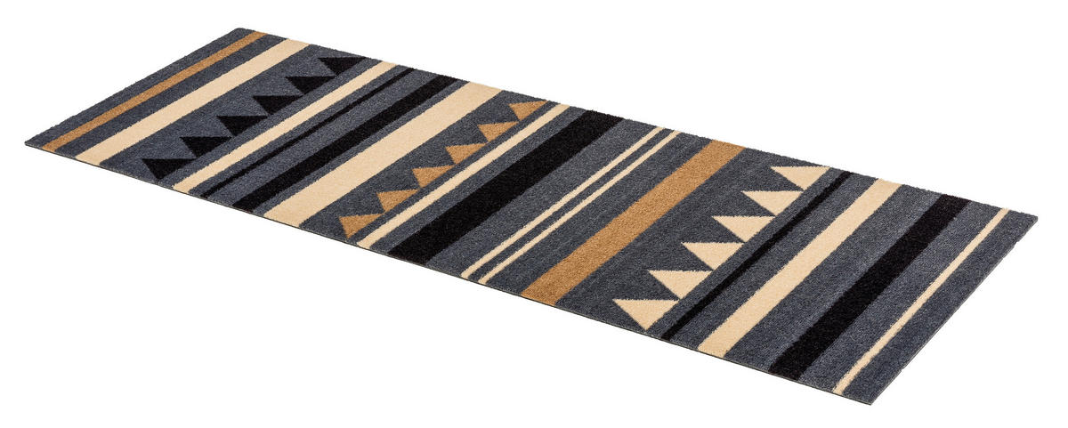 KÜCHENLÄUFER 50/150 cm Miabella Braun, Grau  - Braun/Grau, Design, Textil (50/150cm) - Esposa