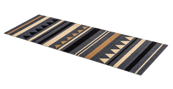 KÜCHENLÄUFER 50/150 cm Miabella Braun, Grau  - Braun/Grau, Design, Textil (50/150cm) - Esposa