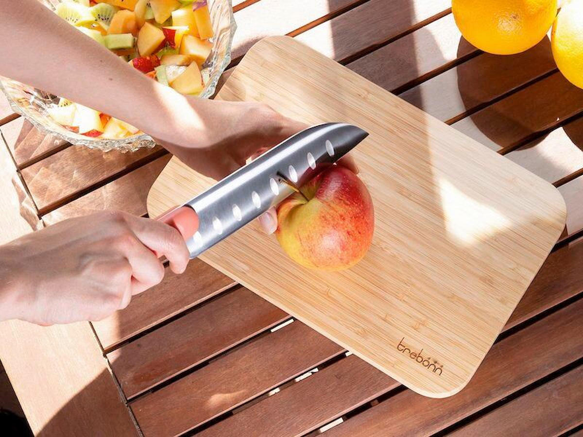 NOŽ SANTOKU   29/4,5/1,4 cm           nerjaveče jeklo - Basics, kovina/umetna masa (29/4,5/1,4cm) - trebonn