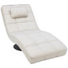 RELAXLIEGE in Webstoff Naturfarben  - Schwarz/Naturfarben, Design, Textil/Metall (74/86/162cm) - Hom`in