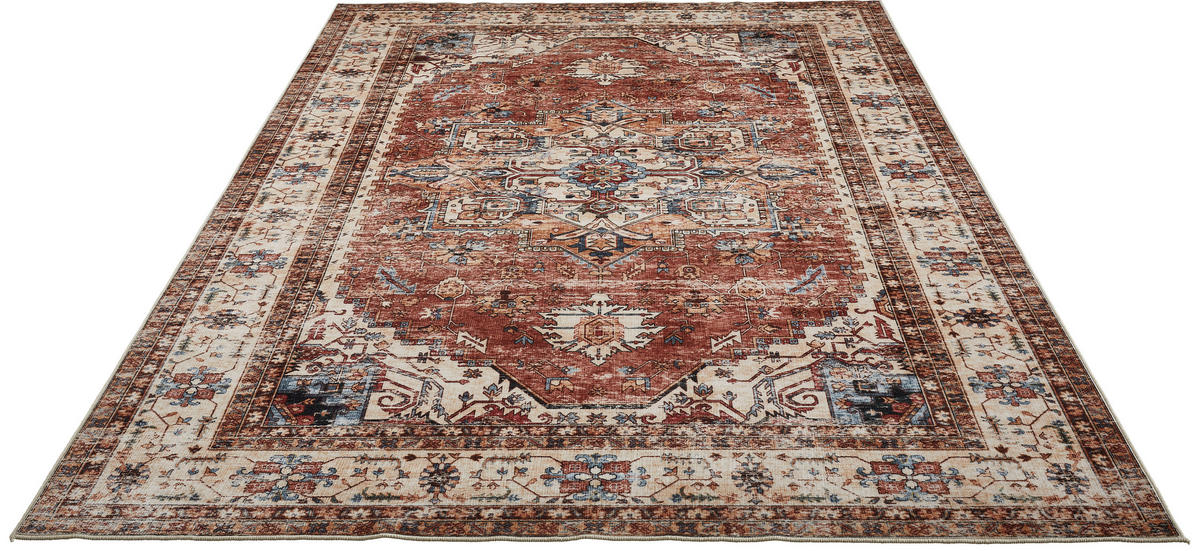VINTAGE-TEPPICH 200/290 cm Multicolor, Beige  - Beige/Multicolor, Trend, Textil (200/290cm) - Novel