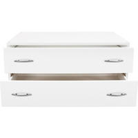 MINIBYRÅ  81/33/52 cm  - vit, Klassisk, trämaterial (81/33/52cm) - Best Price