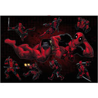 WANDTATTOO  - Rot/Schwarz, Basics, Kunststoff (100/70cm) - Xora