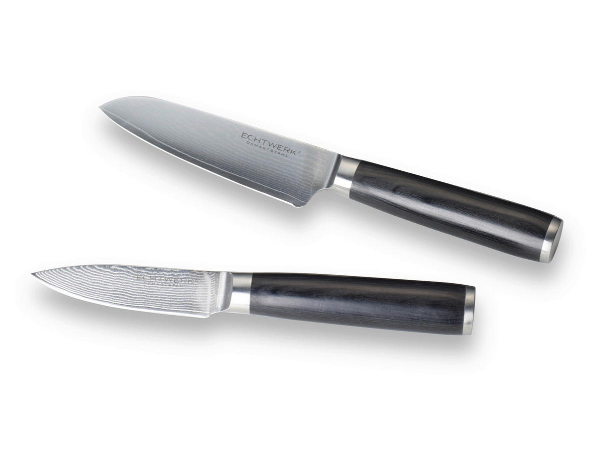 KNIVSET  - silver/svart, Basics, metall/trä - Echtwerk
