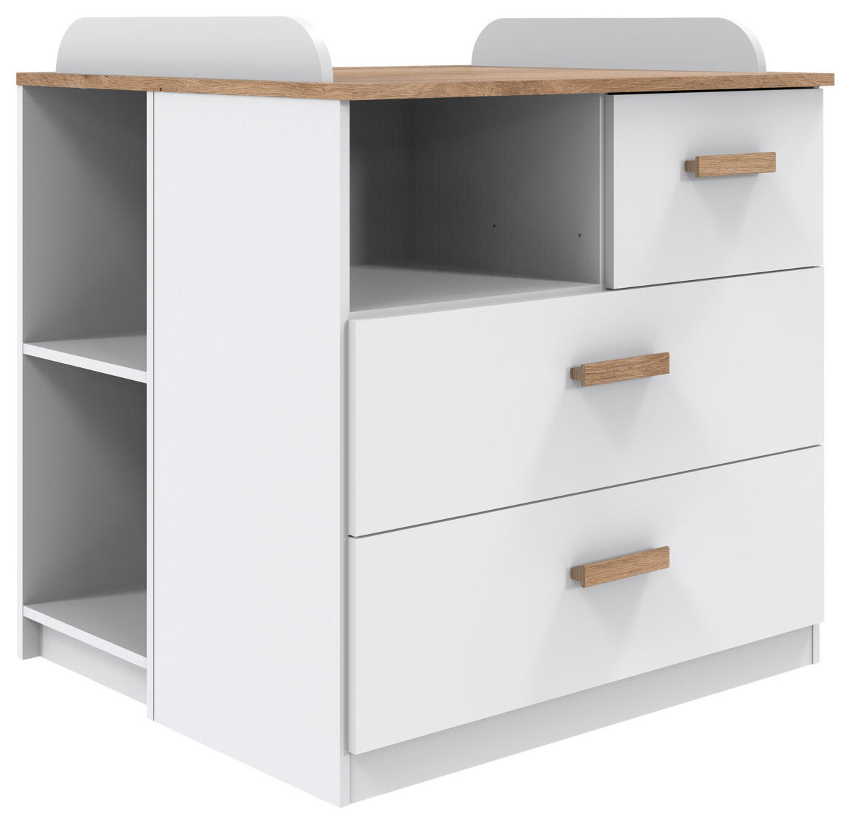 HYLLA TILL SKÖTBORD  - vit, Modern, trämaterial (34/83/38cm) - MID.YOU