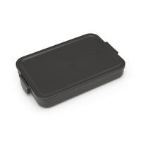 KRABIČKA NA OBĚD plast   - tmavě šedá, Basics, plast (25.5/3.7/16.6cm) - Brabantia