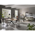 STUHL - Hellgrau/Schwarz, Design, Textil/Metall (52/88/66cm) - Dieter Knoll