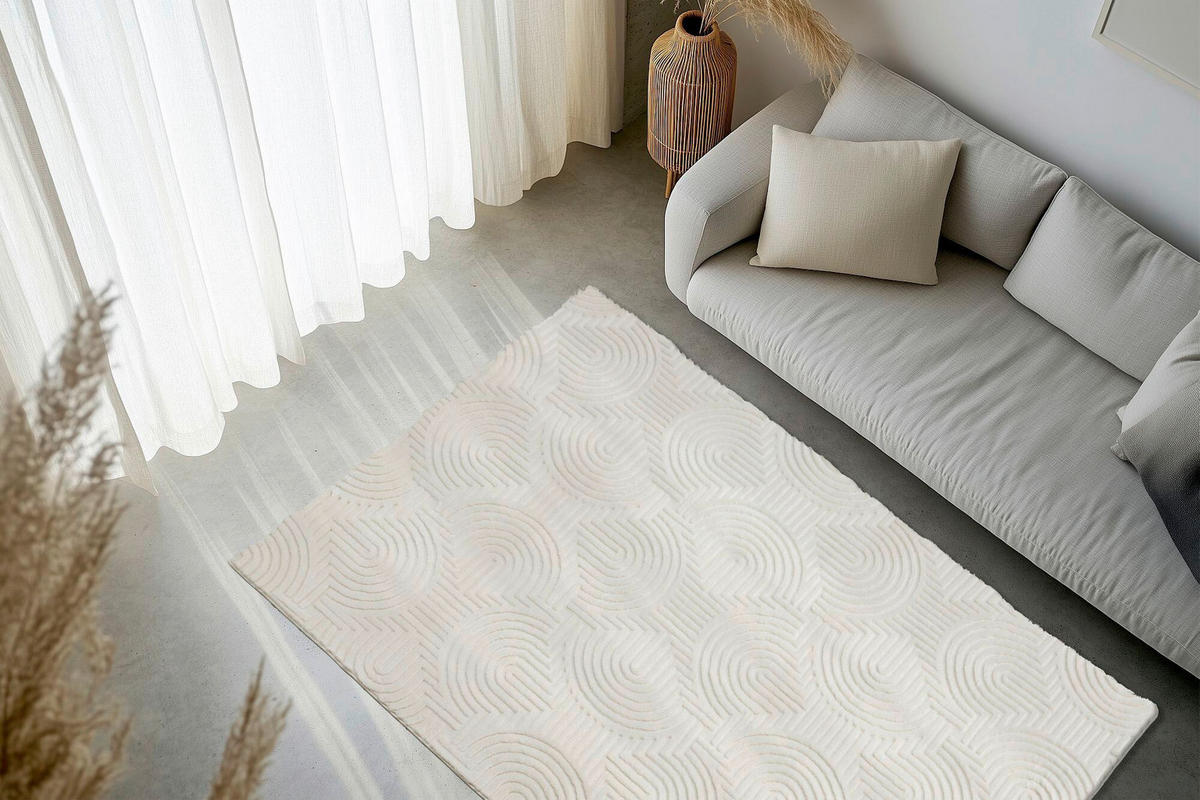 FLATVÄVD MATTA 160/230 cm My Zen Sei  - cremefärgad, Basics, textil (160/230cm) - Obsession