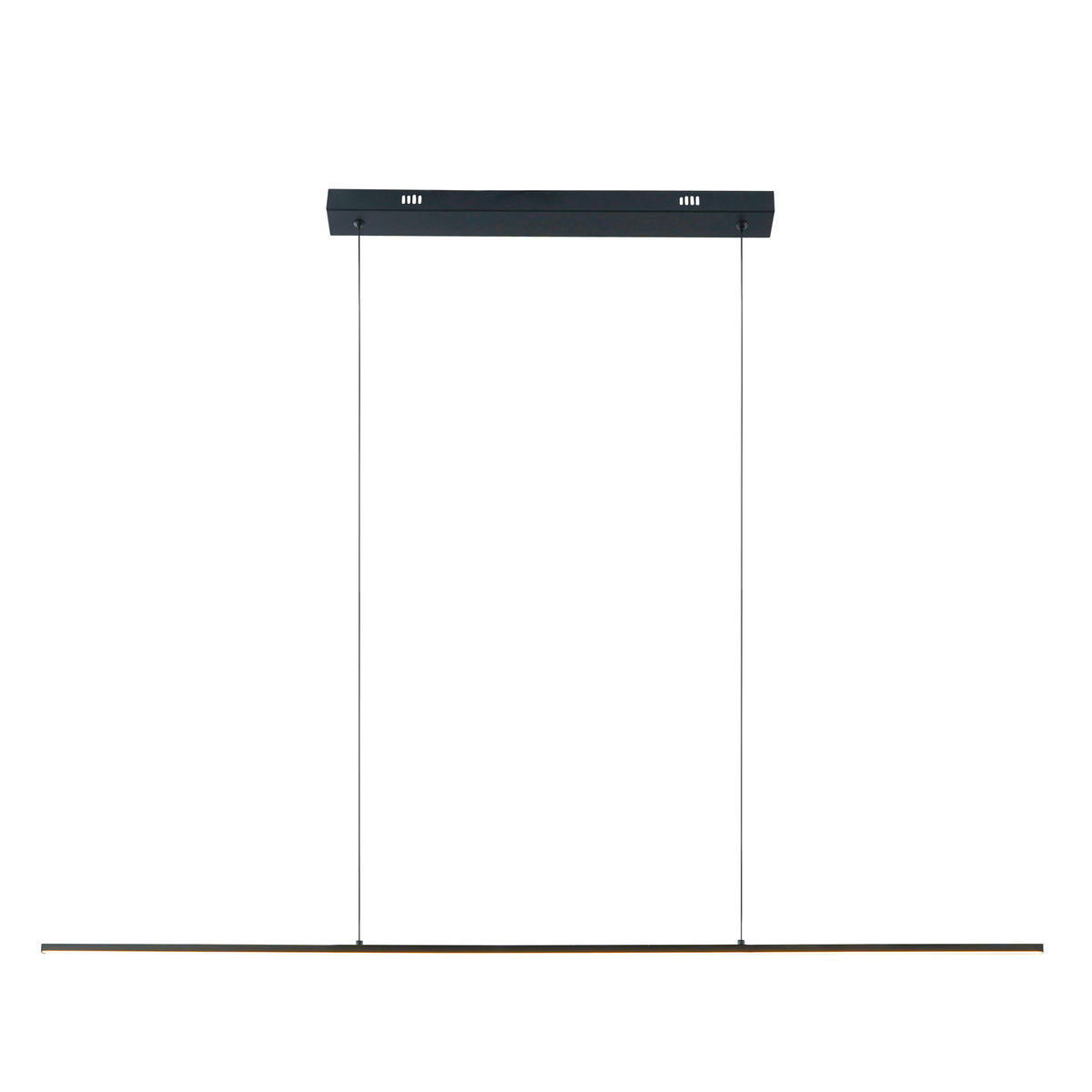 LED LUSTER    120,5/2/200 cm    - crna, Osnovno, metal (120,5/2/200cm)