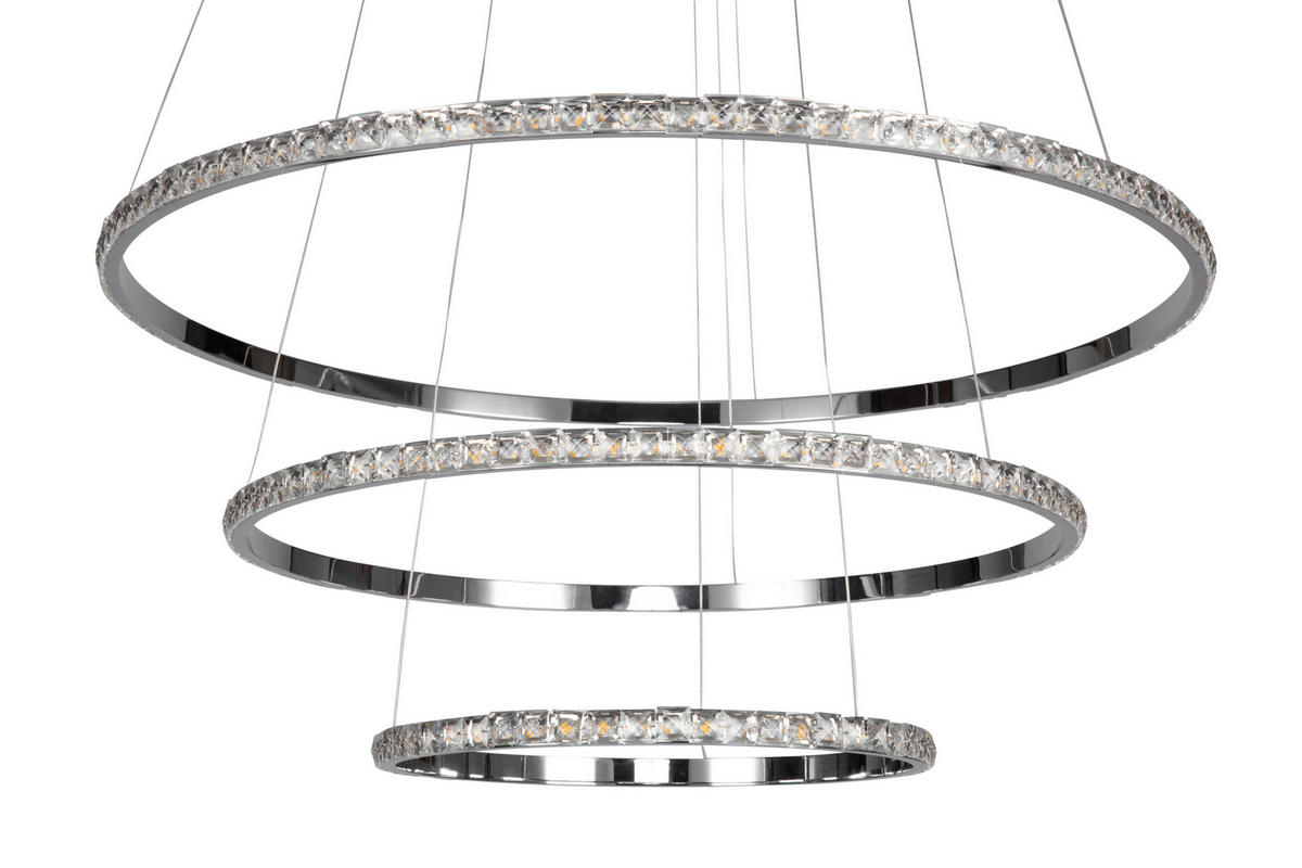 LED-HÄNGELEUCHTE 80/150 cm   - Weiß, Design, Kunststoff (80/150cm)