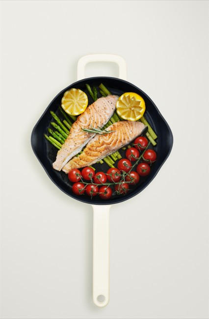 PÁNEV NA SMAŽENÍ  26 cm  - bílá, Basics, kov (26cm) - Fissler
