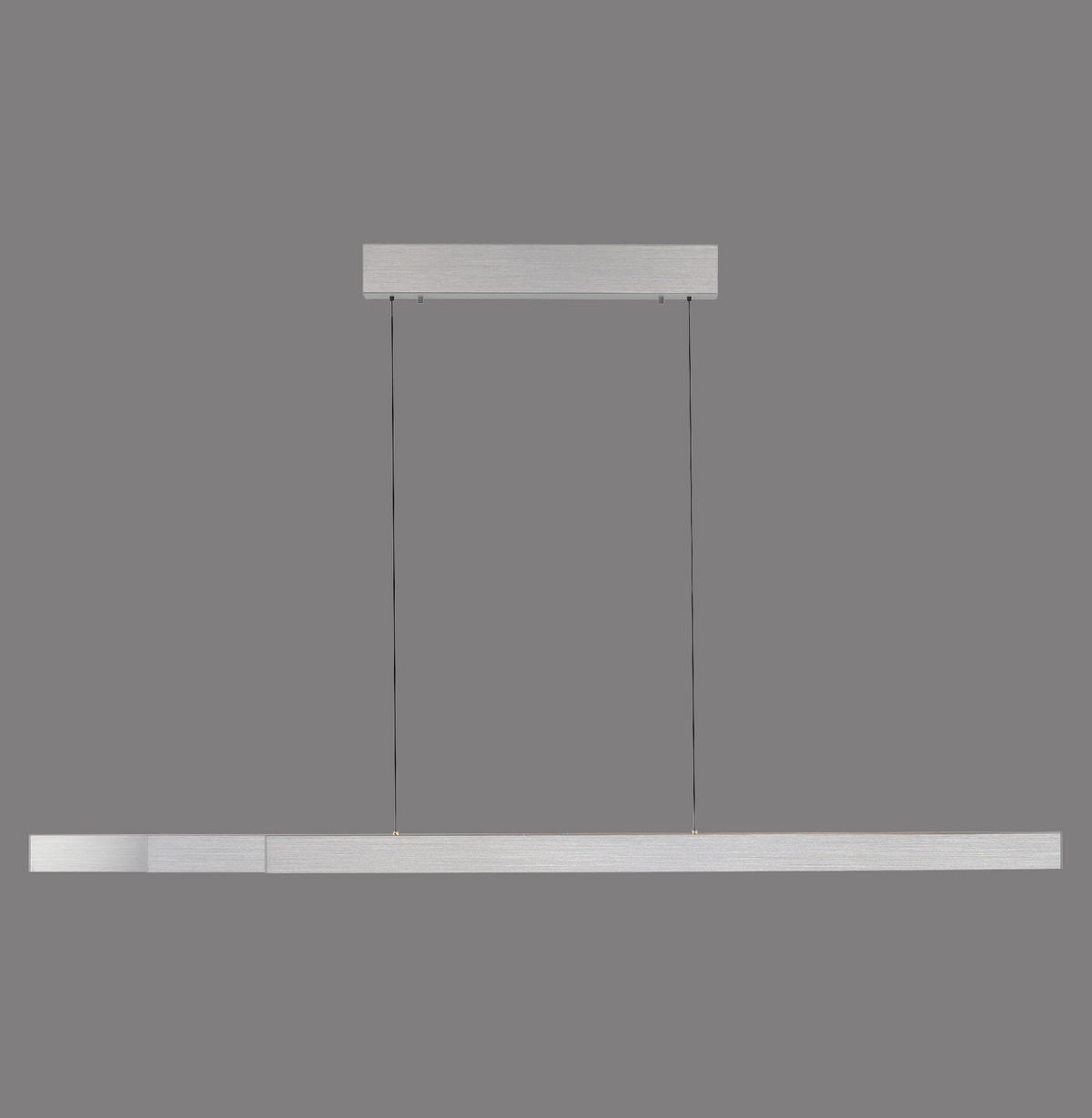 LED-HÄNGELEUCHTE 179/5,8/180 cm    - Alufarben, Design, Metall (179/5,8/180cm) - Paul Neuhaus
