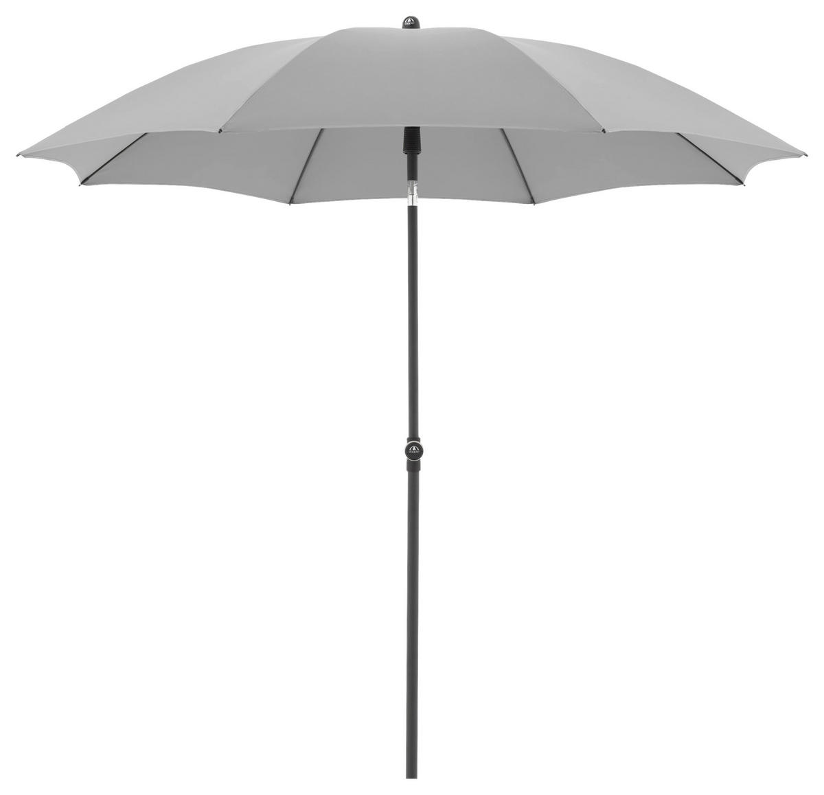 NAPERNYŐ  210/210 cm  - világosszürke/fekete, Design, textil/fém (210/210cm) - Doppler