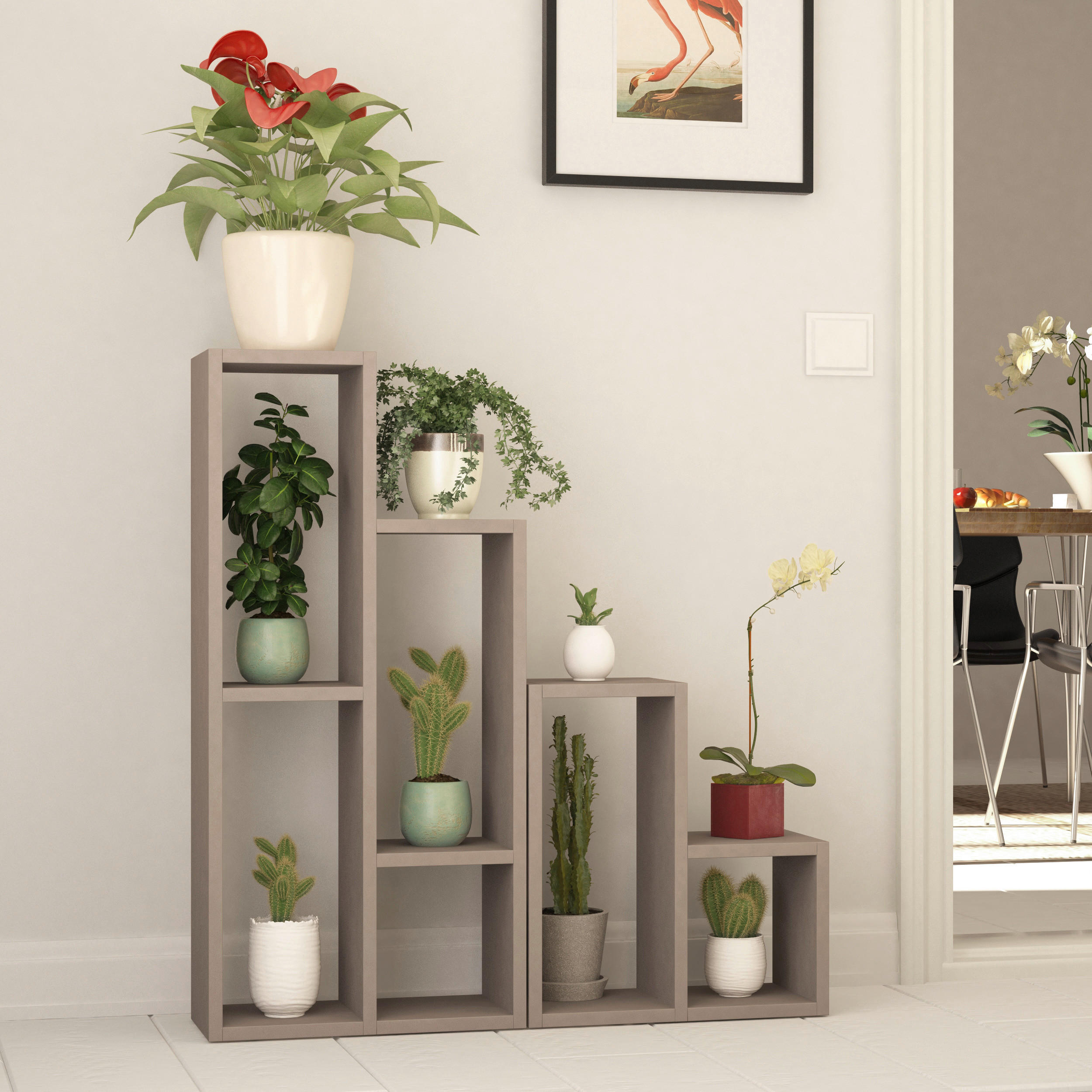 REGAL  42/89/20 cm Beige  - Beige, Design, Holzwerkstoff (42/89/20cm) - Livetastic