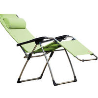 GARTEN-RELAXSESSEL  - Schwarz/Alufarben, Design, Kunststoff (82/118/67cm) - FIAM