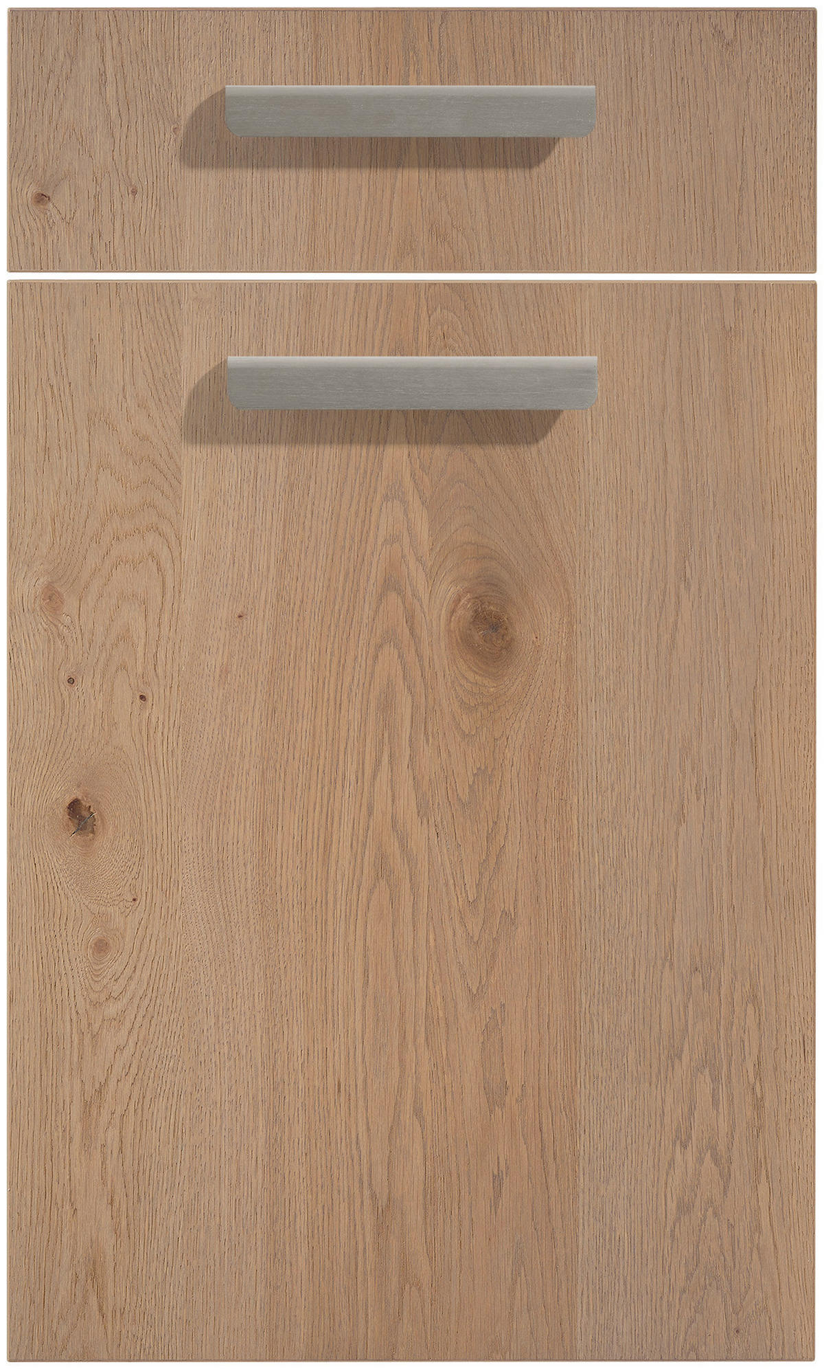 EINBAUKÜCHE TAVOLA  - Eichefarben/Weiß, Natur, Holzwerkstoff - Nolte Küchen