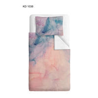 KÉTOLDALAS ÁGYNEMŰHUZAT 140/200 cm  - rózsaszín/kék, Basics, textil (140/200cm) - Esposa