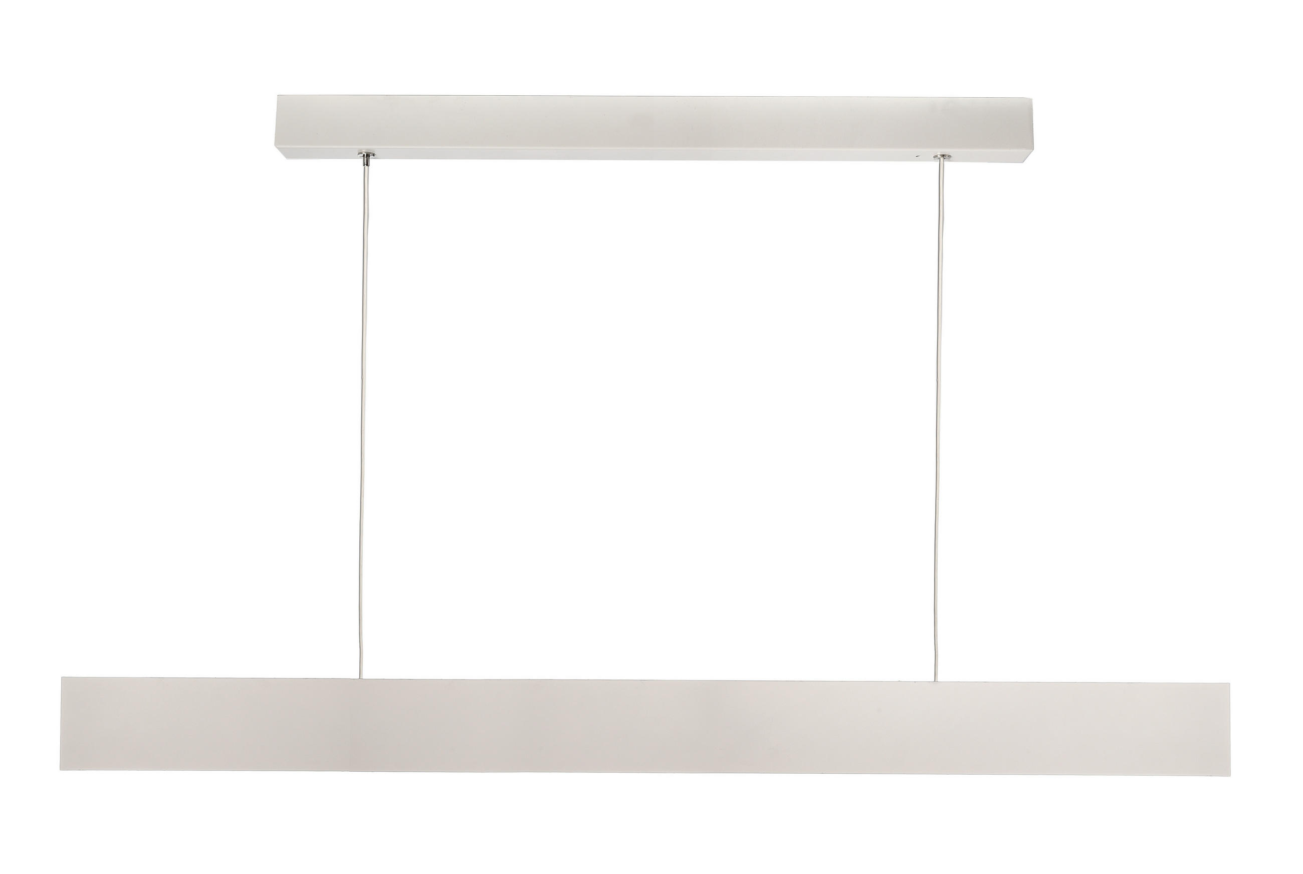 LED-PENDELLEUCHTE 100/0,8/8 cm    - Weiss, Design, Metall (100/0,8/8cm)