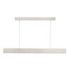 LED-PENDELLEUCHTE 100/0,8/8 cm    - Weiss, Design, Metall (100/0,8/8cm)