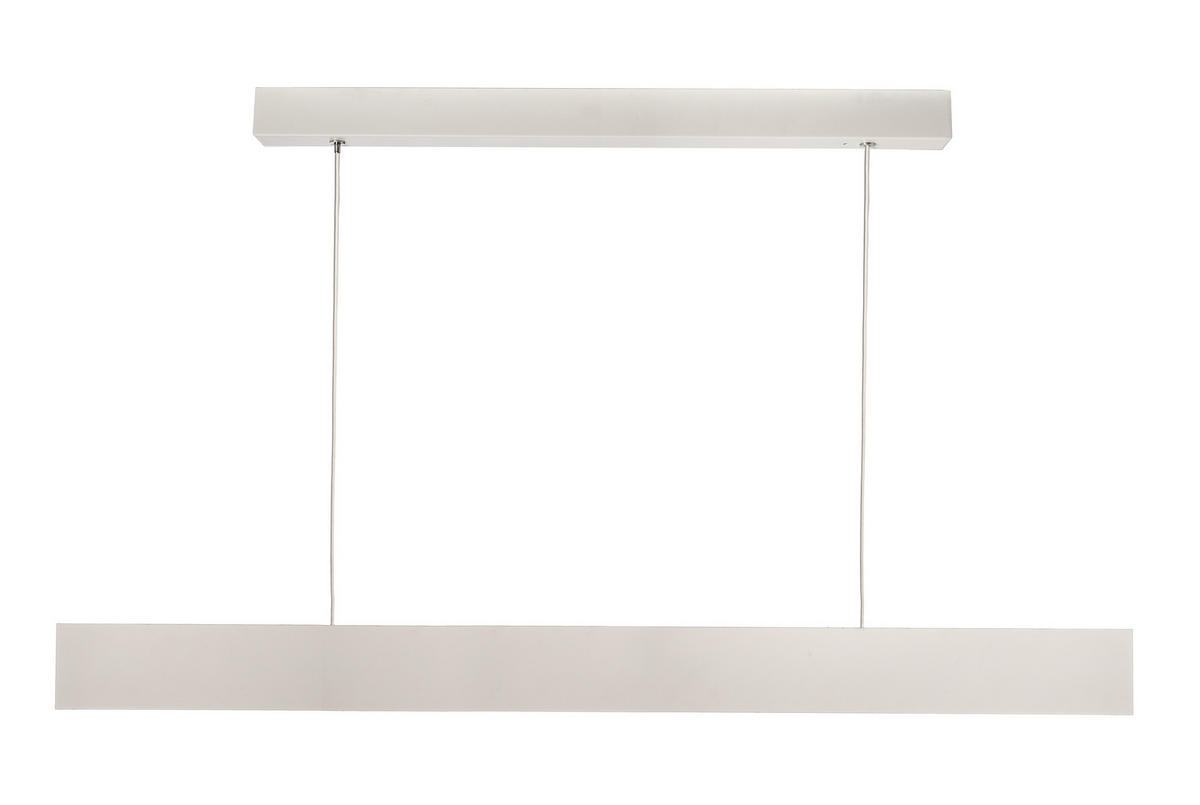 LED-PENDELLEUCHTE 100/0,8/8 cm    - Weiss, Design, Metall (100/0,8/8cm)