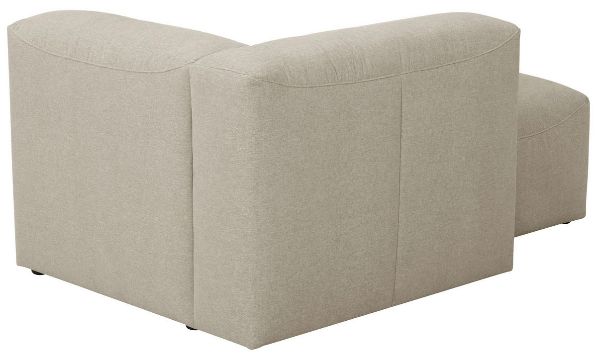 RÉCAMIERE Creme Flachgewebe  - Creme, Design, Kunststoff/Textil (160/73/100cm) - Max Winzer