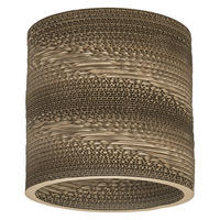 DECKENLEUCHTE  25/26 cm    - Braun, Natur, Karton/Metall (25/26cm) - Osram