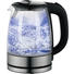 WASSERKOCHER - Edelstahlfarben/Schwarz, KONVENTIONELL, Glas/Kunststoff (1,7l) WASSERKOCHER - Edelstahlfarben/Schwarz, KONVENTIONELL, Glas/Kunststoff (1,7l)