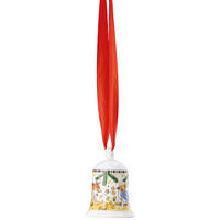 Miniglocke 2024 Weihnachtsleuchten 2024  - Multicolor/Weiß, MODERN, Keramik (4,9/4,9cm) - Hutschenreuther