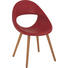 STUHL in Holz, Kunststoff Rot, Eichefarben - Eichefarben/Rot, Design, Holz/Kunststoff (53/87/55cm) STUHL in Holz, Kunststoff Rot, Eichefarben - Eichefarben/Rot, Design, Holz/Kunststoff (53/87/55cm)